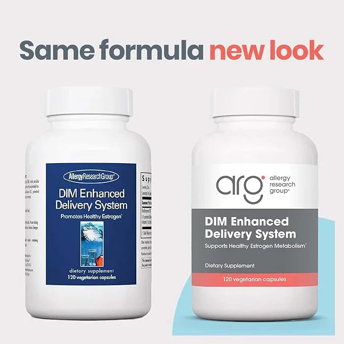 Allergy Research Group DIM Enhanced Delivery System Supplement - Supports Healthy Hormone Balance for Women, Promotes Heal...