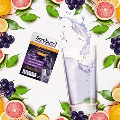 Sambucol Black Elderberry Drink Powder 30 Count