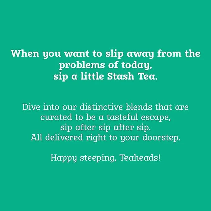 Stash Tea Moroccan Mint Green Tea - Caffeinated, Non-GMO Project Verified Premium Tea with No Artificial Ingredients, 20 C...