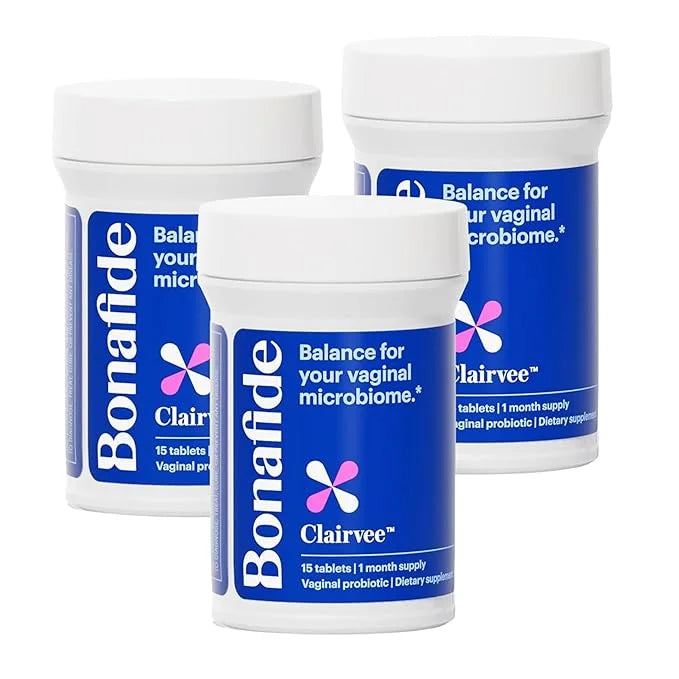 Bonafide Clairvee Vaginal Probiotic – Hormone-Free, 90 Day (45 Capsules)