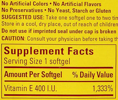 Nature Made Vitamin E 400IU, 180 2)