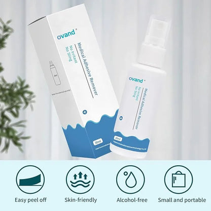 Adhesive Remover Spray: Adhesive Remover for Skin 60mL)