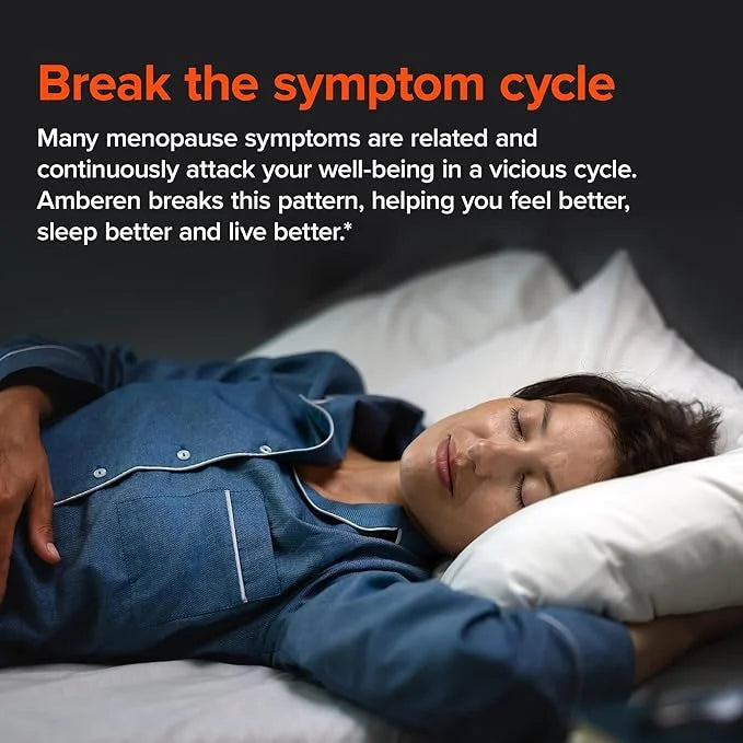 Amberen: Safe Multi-Symptom Menopause Relief. Clinically Shown to Relieve 12 Menopause Symptoms: Hot Flashes, Night Sweats...