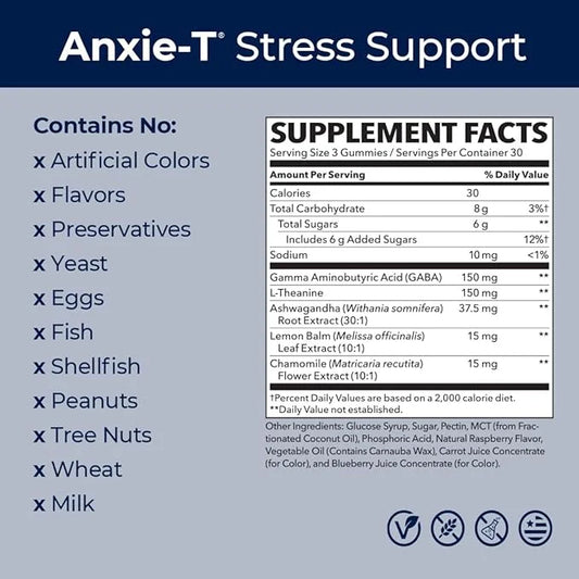 Anxie-T - Stress Relief Gummy - 90 Gummies