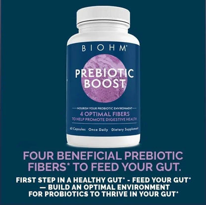 BIOHM Prebiotic & Women's Probiotic Bundle: 60 Caps 30B CFU 30 Caps