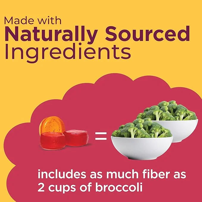 COUNTRY FARMS Fiber Care Prebiotic Gummies, 6g of 240 Gummies, 80 Servings, 2 Pack