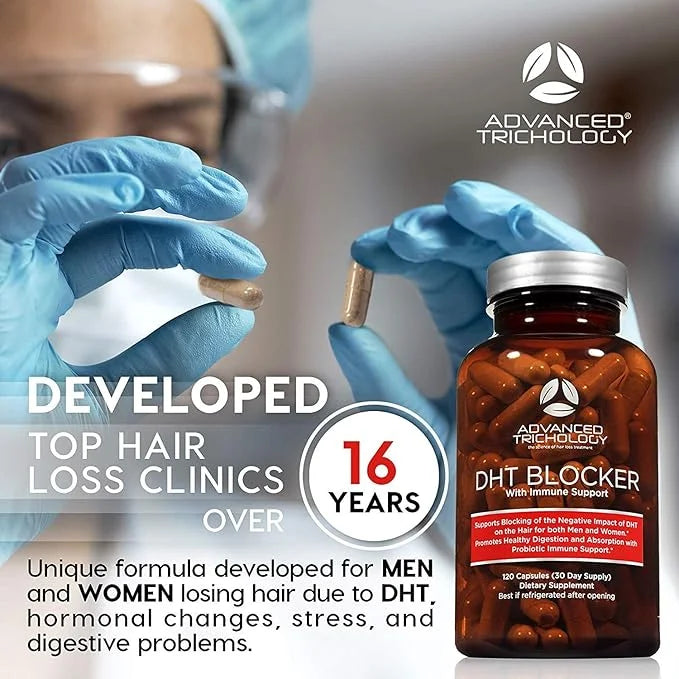 DHT Blocker - Hair Growth Supplement for Genetic Thinning for Men and Women | Approved* by American Hair Loss Association ...