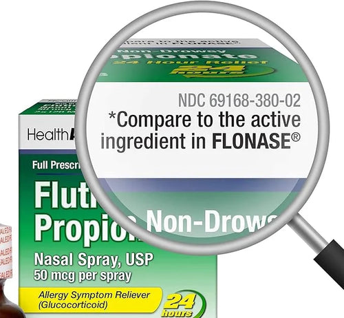 HealthA2Z® Fluticasone Propionate Nasal Sprays 24 Hour (2 Packs)
