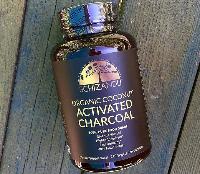 Activated Coconut Charcoal Capsules- Supports Health - Vegan, Organic, Non-GMO, No Additives - X-Large Bottle 210 Count - ...