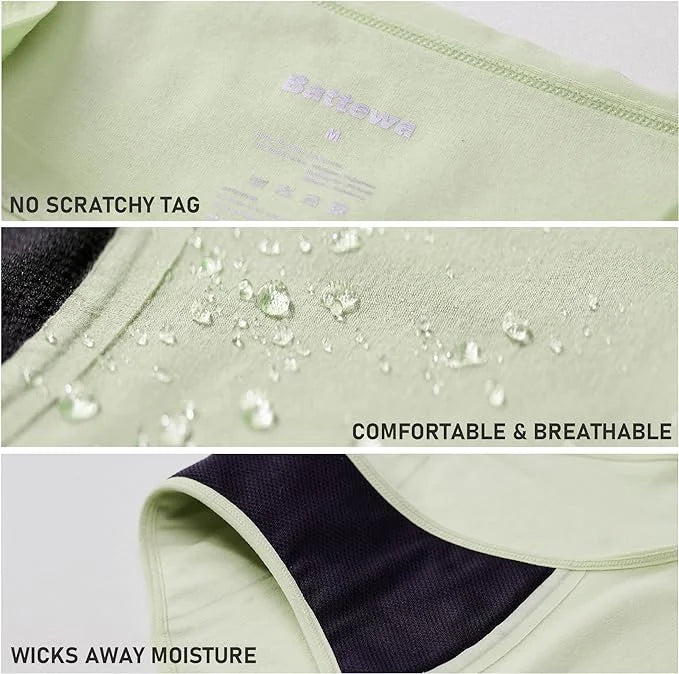 BATTEWA Incontinence Underwear for Women Washable, 50ML(5Black, 4X-Large, 4X-Large, 5 5 Pack)