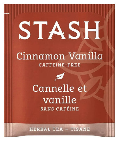 Stash Tea Cinnamon Vanilla Herbal Tea - Naturally Caffeine Free, Non-GMO Project Verified Premium Tea with No Artificial I...
