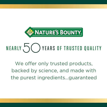 Nature's Bounty Biotin, Vitamin Supplement, Supports 5000 mcg, 72 Softgels