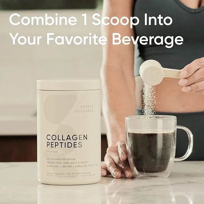 Sports Research Collagen Peptides for Women 1 & 3 Collagen