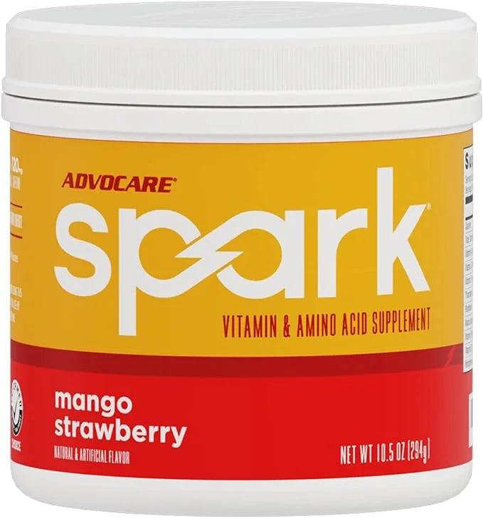 AdvoCare Spark Vitamin & Amino Acid Supplement - Focus & Energy Drink Powder Mix with Vitamin A, B-6, C & E - Also Include...