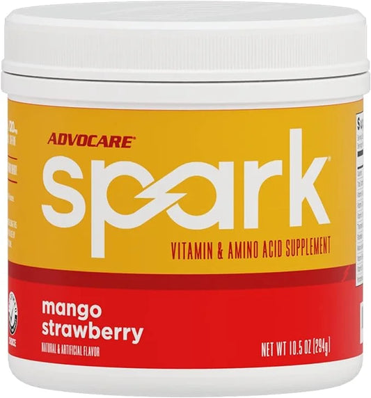 AdvoCare Spark Vitamin & Amino Acid Supplement - Focus & Energy Drink Powder Mix with Vitamin A, B-6, C & E - Also Include...