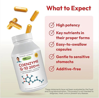 ANDREW LESSMAN Coenzyme Q-10 200 mg 60 Capsules