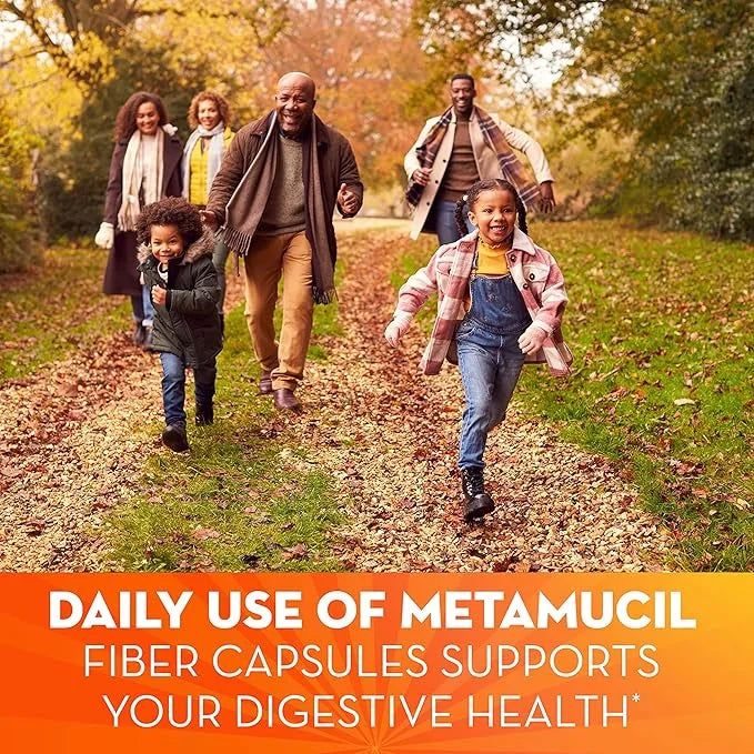 Metamucil Daily Fiber Supplement, 160 Capsules