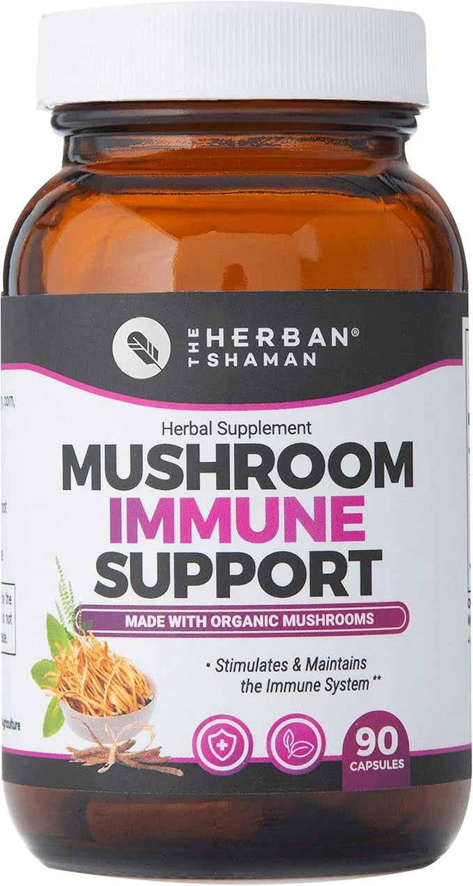 Mushroom Supplement Immune Support (90 Capsules)