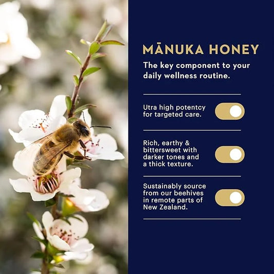 MANUKA HEALTH, Manuka Honey Throat Spray with Propolis .67 fl oz, Protects & Freshens, MGO 400+, BIO30 New Zealand Propoli...