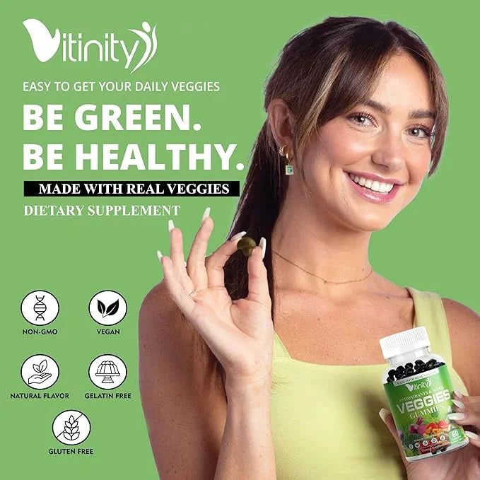 Made with Real Super Veggies Delicious Kids(60 Chews),30 Chews),30 Veggies,Herbs,Fruit (30 Day