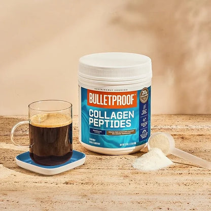 Bulletproof Vanilla Collagen Peptides Powder 17.6 Ounces,