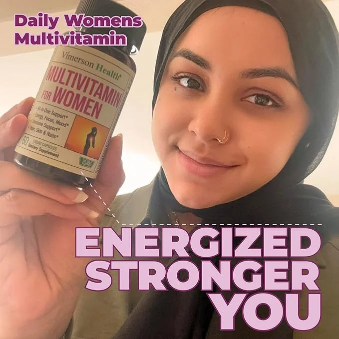 Multivitamin for Women - Daily Womens Multivitamin & Multimineral with Vitamin A, C, D, E, B12, Zinc, Iron. Vitamins for W...