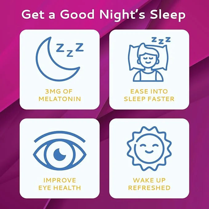 100 Oral Sleep Strips | Quick-Dissolving 3mg Melatonin Strips | Works Faster Than Gummies | Relaxation Sleep Supplements f...