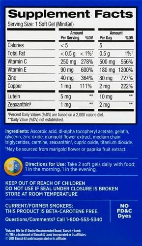 PreserVision AREDS 2 Eye Vitamin & 130 Softgels