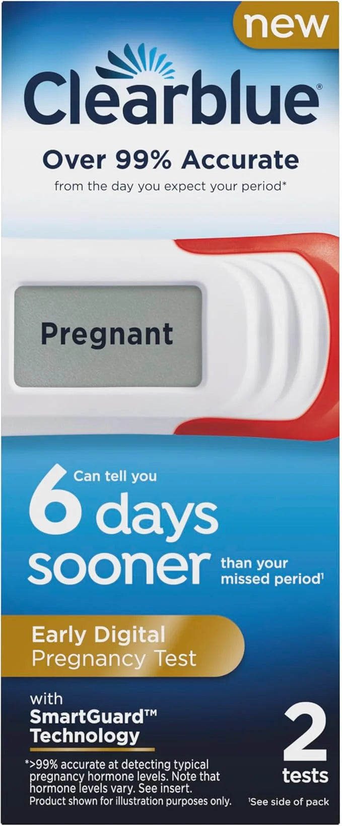 Clearblue Early Digital Pregnancy Test, Early 2 Ct