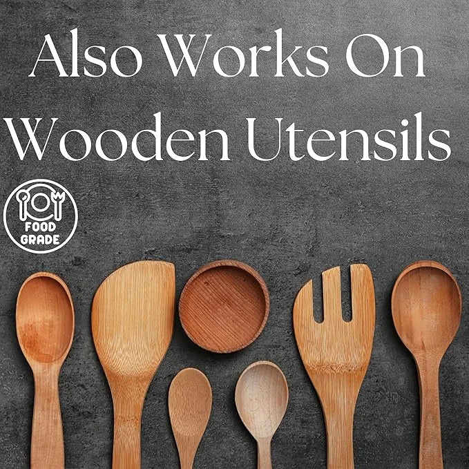 Wood Cutting Board Oil, Wax, and Conditioner. Food-Grade Mineral Oil Alternative. Refined Coconut Oil (MCT), Beeswax, and ...