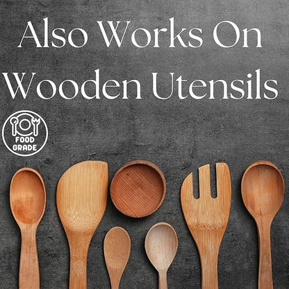 Wood Cutting Board Oil, Wax, and Conditioner. Food-Grade Mineral Oil Alternative. Refined Coconut Oil (MCT), Beeswax, and ...