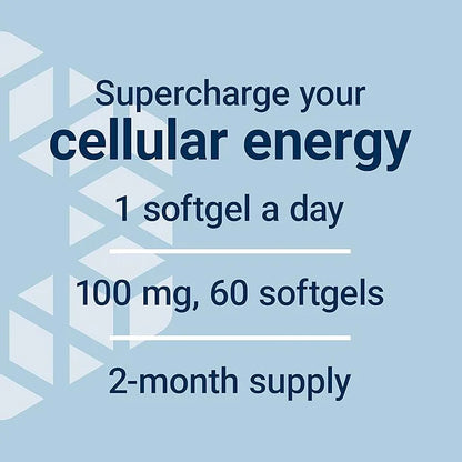 Life Extension Super Ubiquinol CoQ10 CoQ10, shilajit, 60 softgel