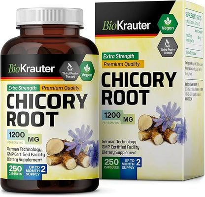 Chicory Fiber Supplement 1200 mg 250 Vegan