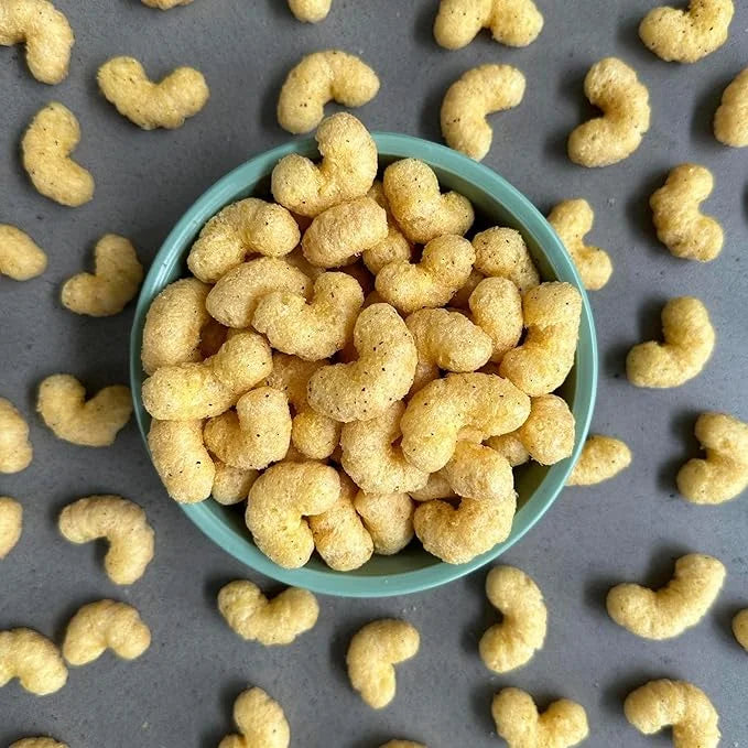 Vegan Salt & Pepper CauliPuffs - Corn, Rice, and Cauliflower Gluten Free Puffed Snack (box of 15-0.75oz bags) - Product Image