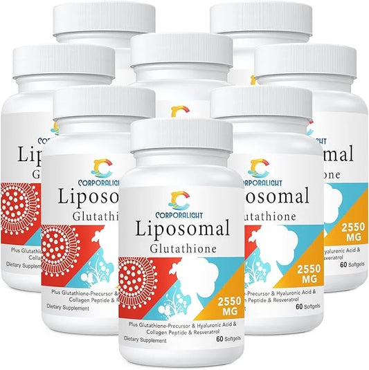 2550mg Liposomal Glutathione Softgel, Highest Absorption, 480 Softgels