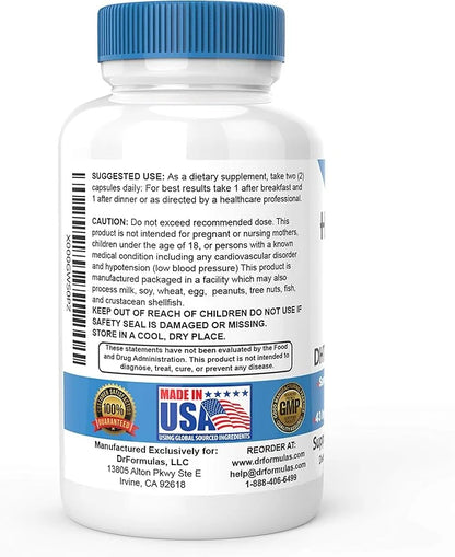 DrFormulas DHT Blocker for Men and Women | HairOmega Advanced Hair Growth Supplements with Biotin 5000 mcg | Hair Loss Vit...