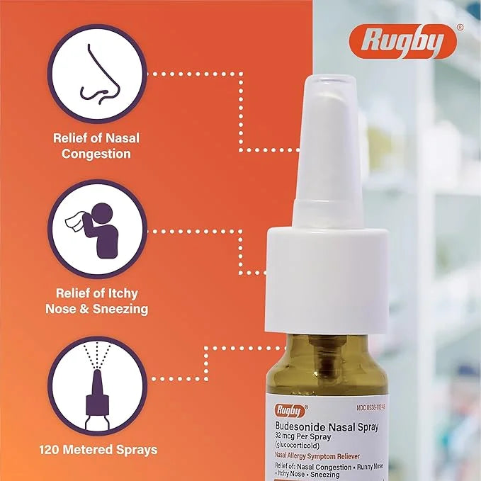 Rugby Budesonide Nasal Spray 0.285 Fl.