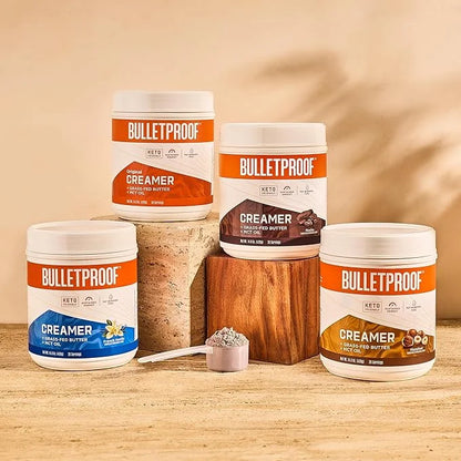 Bulletproof Mocha Creamer, 14.8 Ounces, Keto Coffee Creamer with MCT Oil, Grass-Fed Butter, and Real Cocoa, Supports Brain...