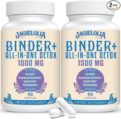 All-In-One Detox Binder Supplement 1500 MG 180 Vegan