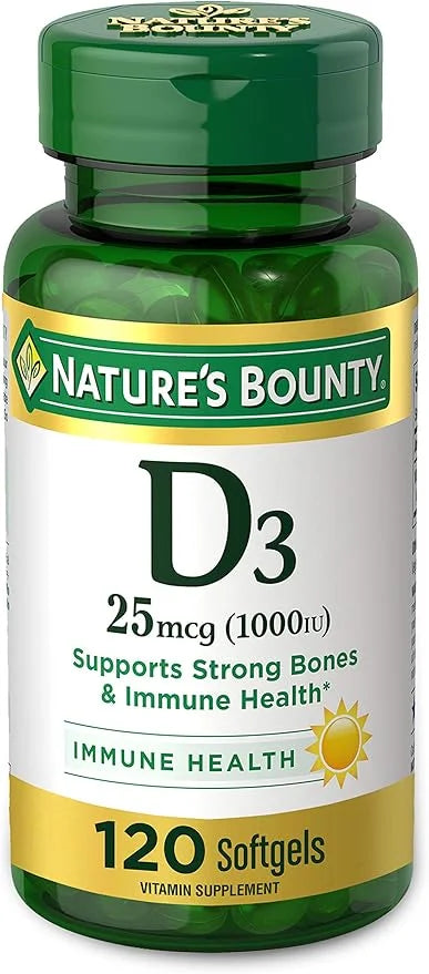 Nature's Bounty Vitamin D3 1000 100 120 Count