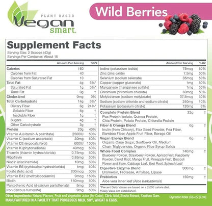Vegansmart Naturade Plant Based Vegan Protein Powder (15 Servings)