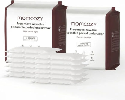 Momcozy Postpartum Disposable Underwear, 12 PCS
