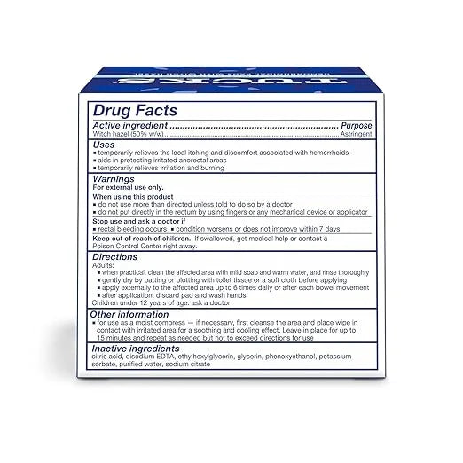 TUCKS Medicated Cooling Pads, 100 Count
