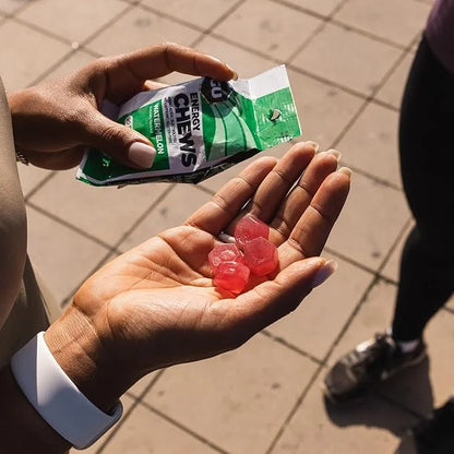 GU Energy Chews, Watermelon Energy Gummies with Electrolytes, Vegan, Gluten-Free, Kosher, Caffeine-Free, and Dairy-Free On...