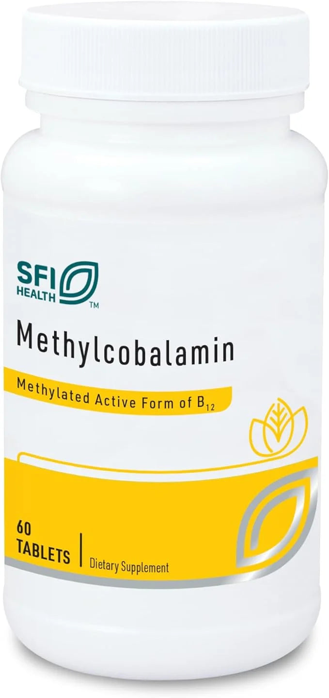 Klaire Labs Methylcobalamin Lozenges - 5000 Micrograms Vitamin B12 for Cognitive & Cardiovascular Support, Hypoallergenic ...