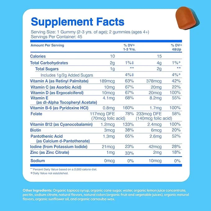 Feel Great Kids Multivitamin Gummies 45 Day
