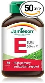 Jamieson Vitamin E 800 IU, 50