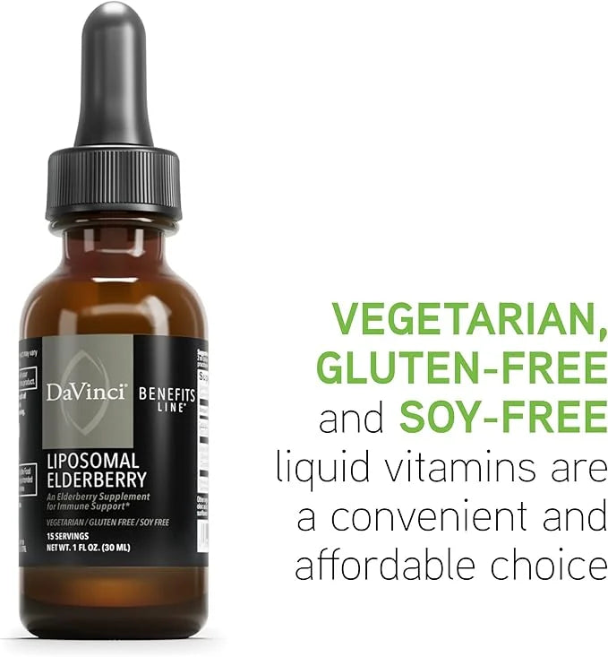 DAVINCI Labs Liposomal Elderberry 30 ml, 15 Servings