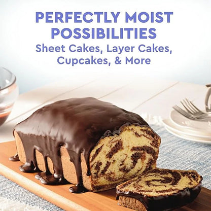 Duncan Hines Signature Cake Mix, Fudge Marble, 15.25 oz - Product Image