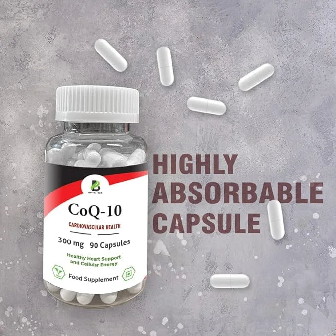 Co Enzyme Q10 300mg Capsules, 90 CoQ10 Capsules,
